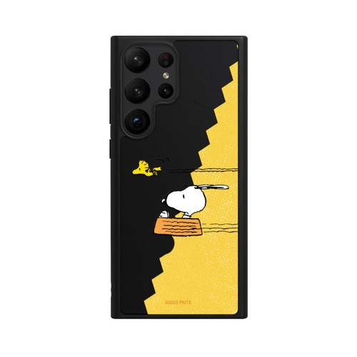 Samsung Galaxy S23 Ultra Base Case Peanuts-Snoopy und Woodstock Transparent