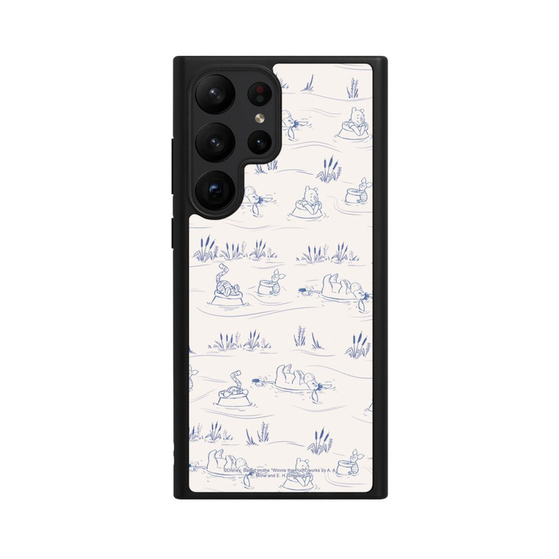 Galaxy S23 Ultra Base Case Winnie Puuh Keramik Muster Tusche