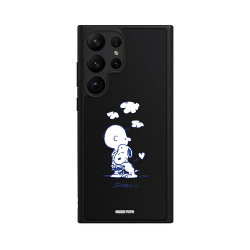 Samsung Galaxy S23 Ultra Base Case Peanuts Charlie Brown Snoopy Hug Transparent