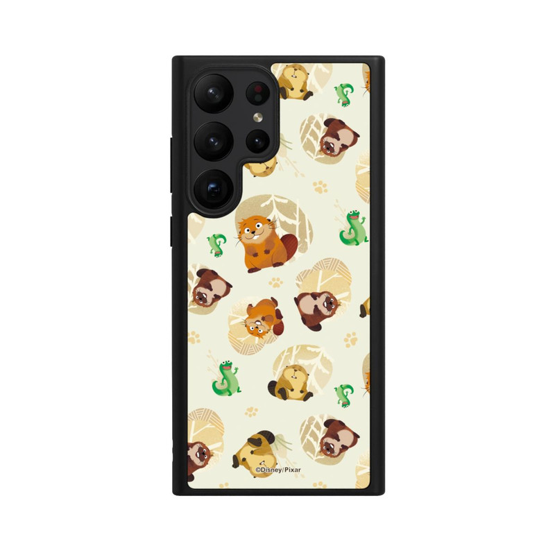 Galaxy S23 Ultra Base Case Hoppers Muster Gelb