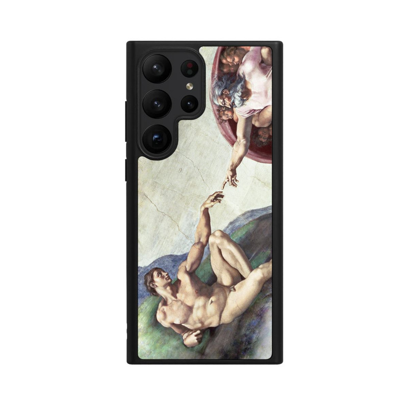 Galaxy S23 Ultra Base Case Michelangelo Buonarroti Erschaffung von Adam