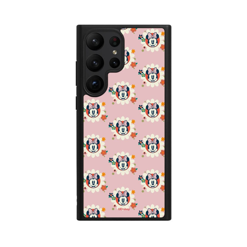 Galaxy S23 Ultra Base Case Minnie's Magic Flowers Retro Pattern