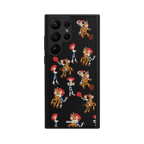 Samsung Galaxy S23 Ultra Base Case Toy Story 5 Jessie Cowboy Pattern Transparent
