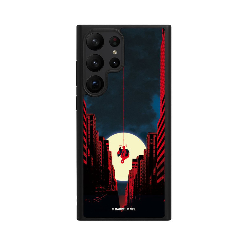 Galaxy S23 Ultra Base Case Spider-Man Marvel between Skyscrapers