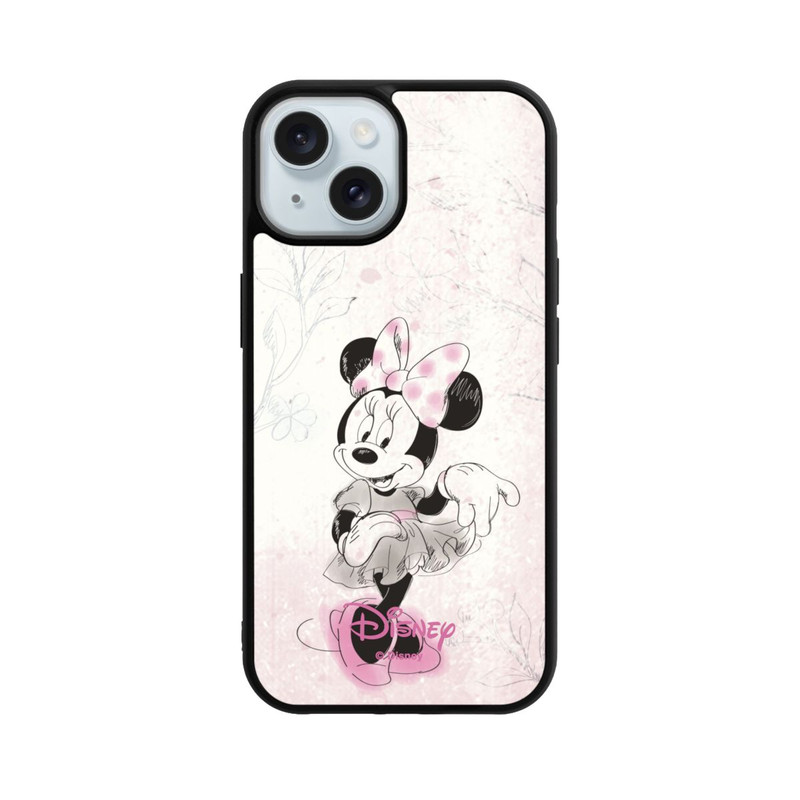 iPhone 15 Base Case Minnie Aquarell