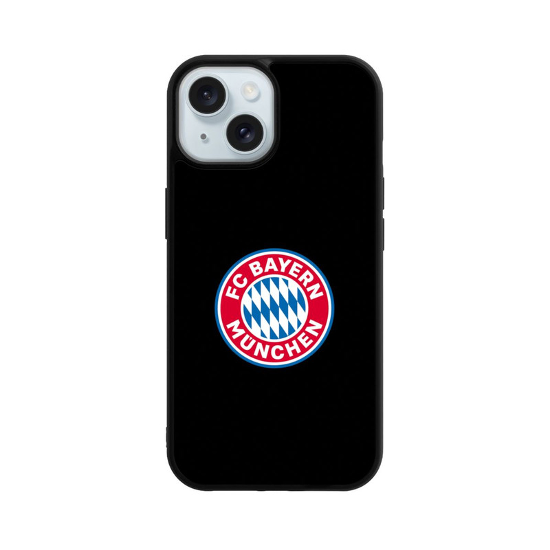 iPhone 15 Base Case FCB Logo auf Schwarz