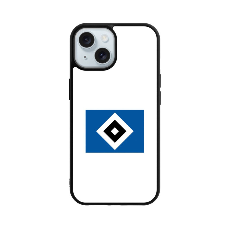 iPhone 15 Base Case HSV Weiss / Blau