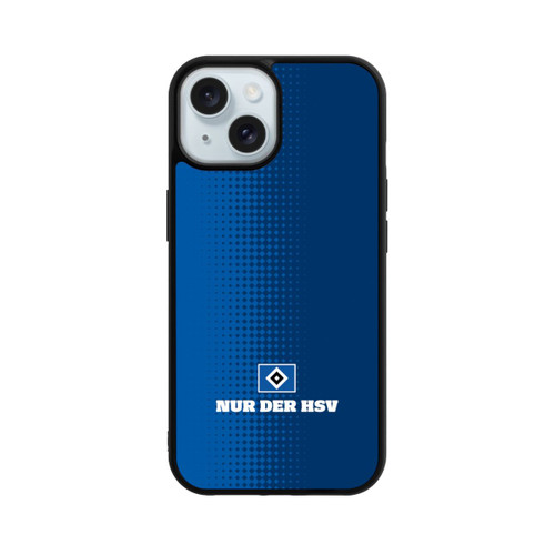 Apple iPhone 15 Base Case Nur der HSV - Rautenraster Blau
