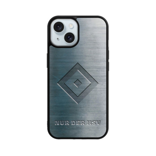 Apple iPhone 15 Base Case Nur der HSV Metalllook