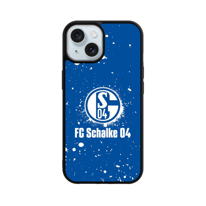 iPhone 15 Base Case Schalke 04 - Spraylogo