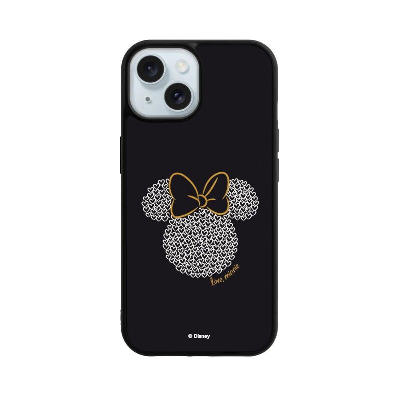 iPhone 15 Base Case Minnie Black and White