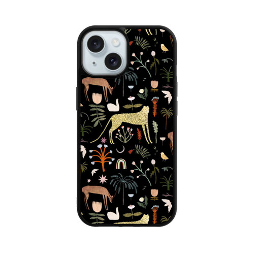 Apple iPhone 15 Base Case Wilde Gartenbuchstaben von Léa Le Pivert