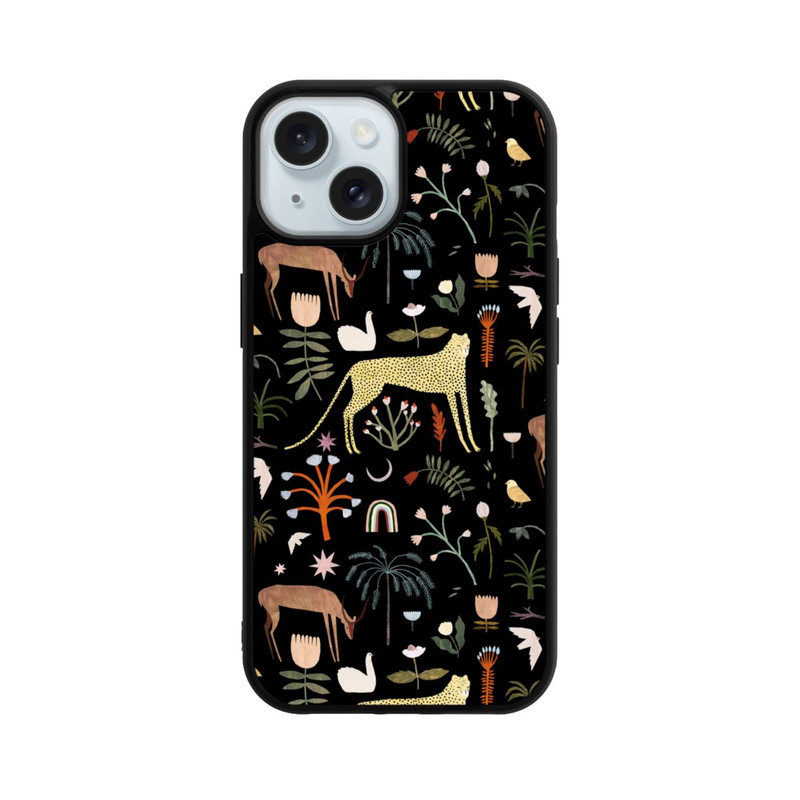 iPhone 15 Base Case Wilde Gartenbuchstaben von Léa Le Pivert