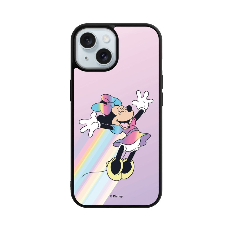 iPhone 15 Base Case Minnie Rainbow