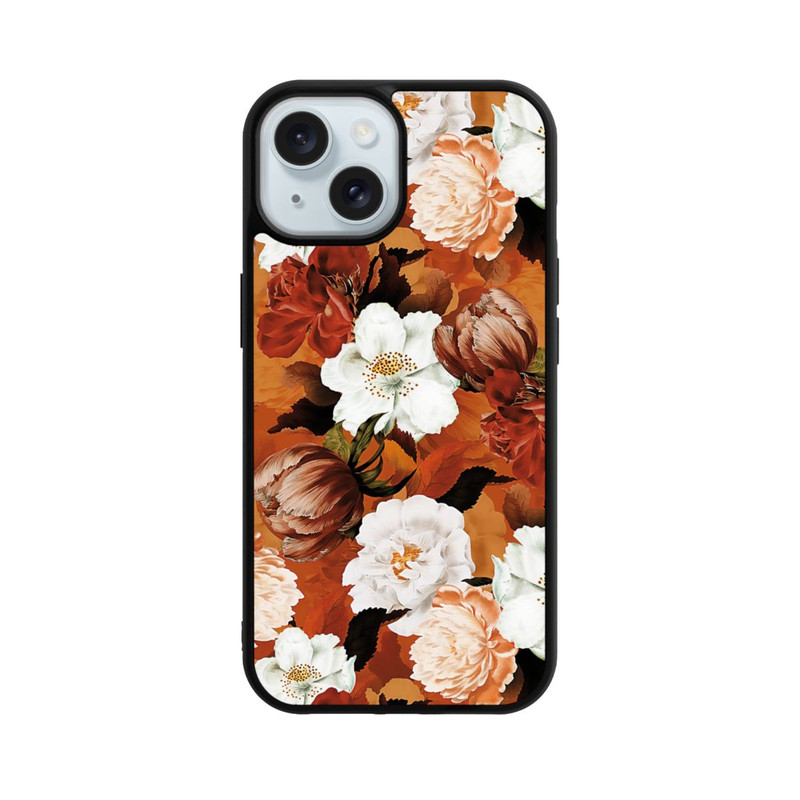 iPhone 15 Base Case Üppige Vintage Pfingstrosen Und Rosen