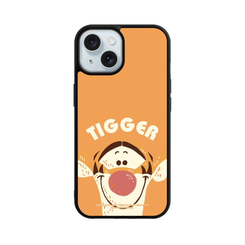 iPhone 15 Base Case Tigger Nahaufnahme