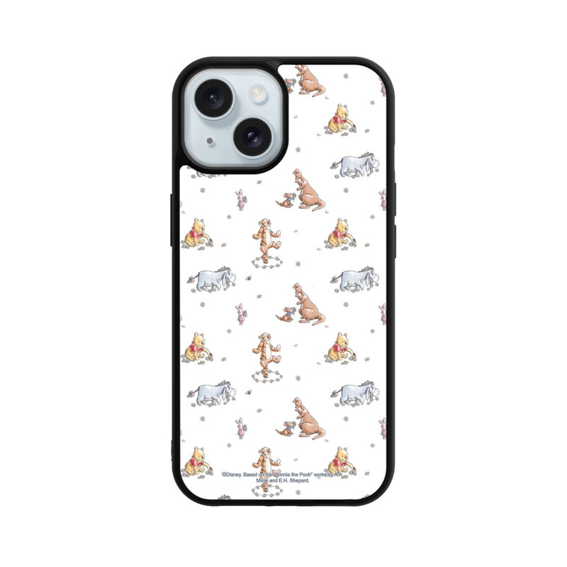 iPhone 15 Base Case Winnie Puuh und Freunde Muster