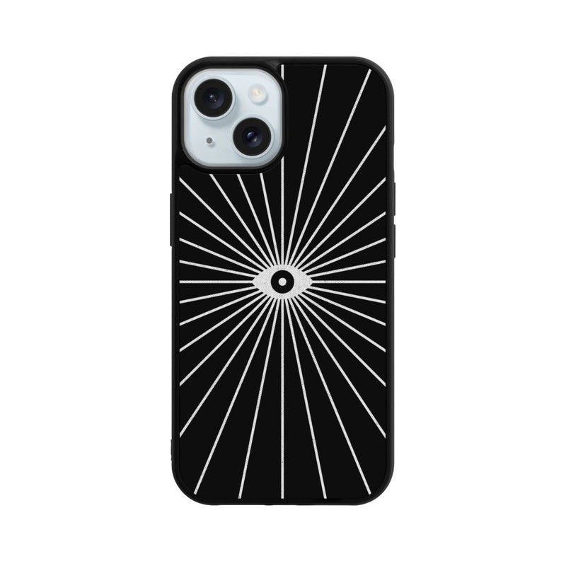 iPhone 15 Base Case Abstraktes Auge