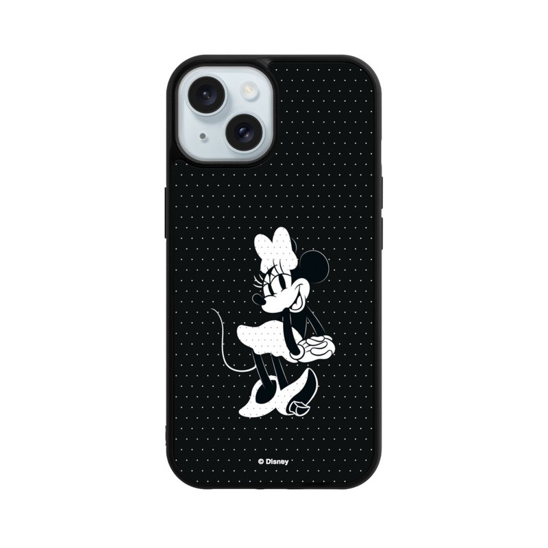 iPhone 15 Base Case Minnie Frech Schwarz