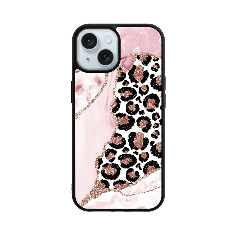 iPhone 15 Base Case Muster und Texturen Rosa