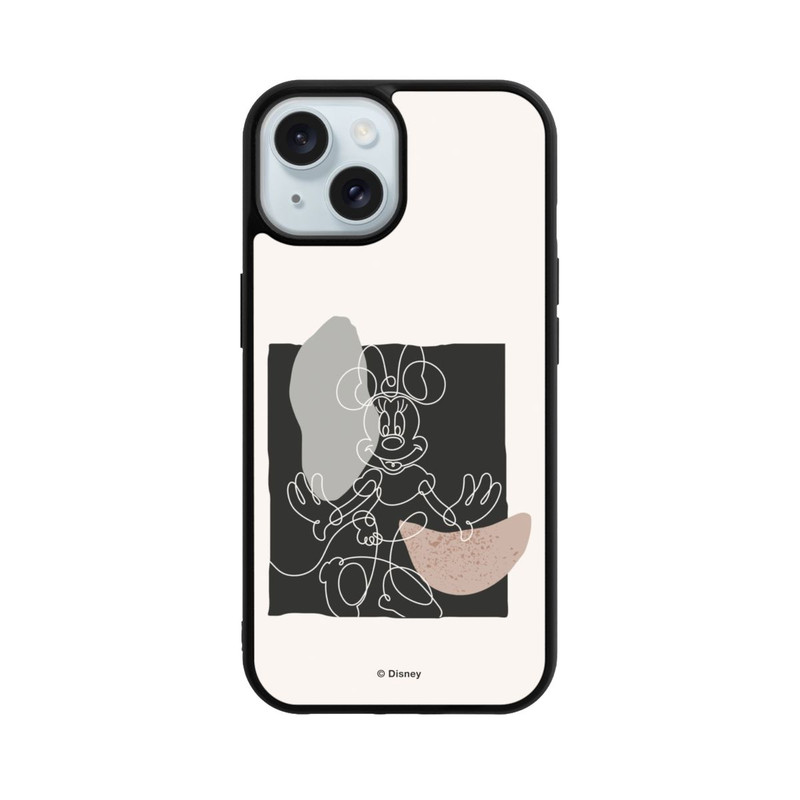 iPhone 15 Base Case Minnie Abstrakte Formen 2