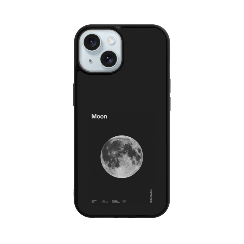 iPhone 15 Base Case Solar System Mond