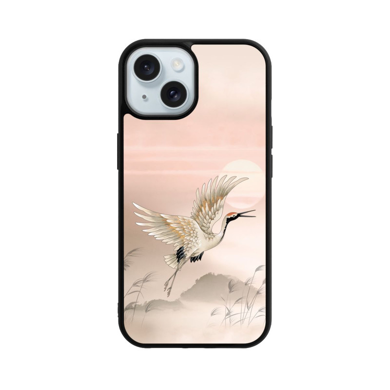iPhone 15 Base Case Fliegender Kranich