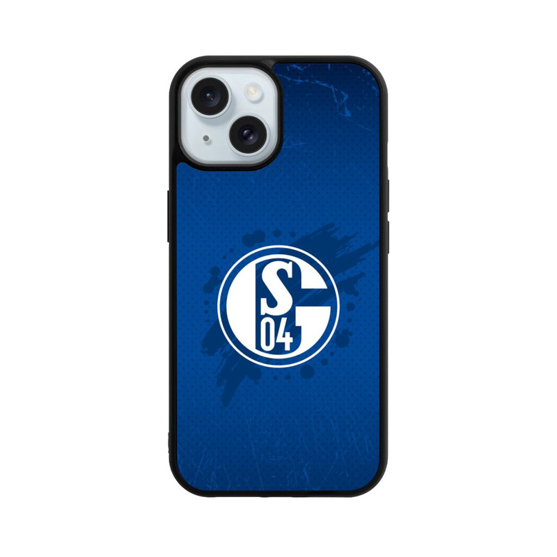 iPhone 15 Base Case Schalke 04 Farbe Fleck Blau