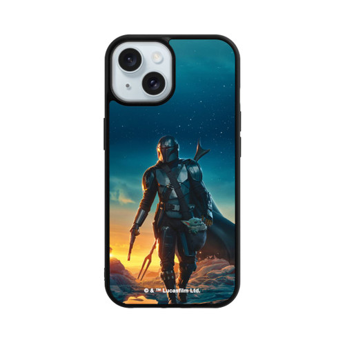 Apple iPhone 15 Base Case Der Mandalorianer-Sonnenuntergang