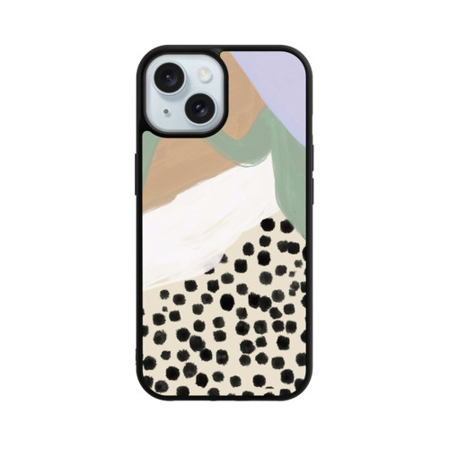 Apple iPhone 15 Base Case Verrücktes Leben Boho Pastell