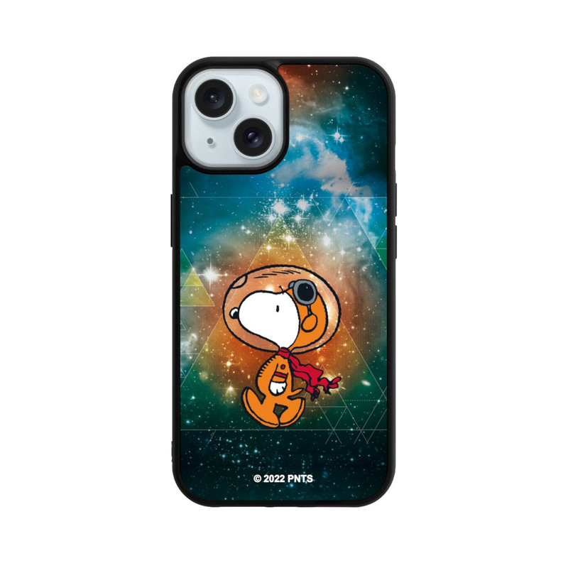 iPhone 15 Base Case Snoopy Weltraumreisender Grün