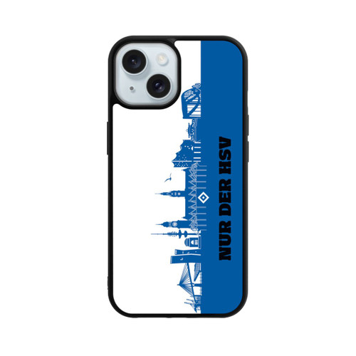 Apple iPhone 15 Base Case HSV Skyline Blau Weiß