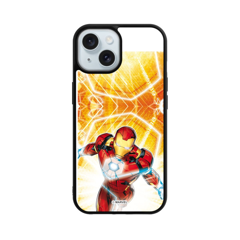 iPhone 15 Base Case Iron Man on Fire