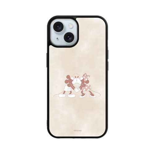 Apple iPhone 15 Base Case Micky Minnie Küssen Boho