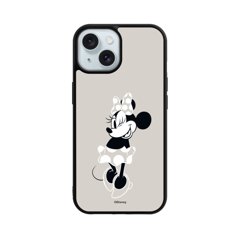 iPhone 15 Base Case Minnie Zwinkernde Boho