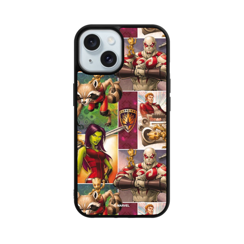 iPhone 15 Base Case Guardians of the Galaxy Comic Book Pattern