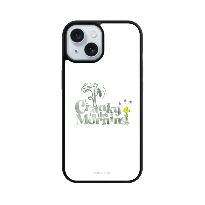 iPhone 15 Base Case Snoopy Cranky in the Morning