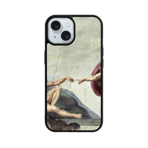 Apple iPhone 15 Base Case Die Erschaffung Adams-Michelangelo (Buonarroti)