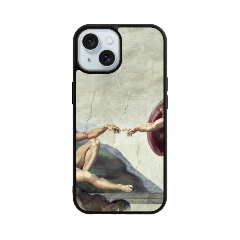 iPhone 15 Base Case Die Erschaffung Adams-Michelangelo (Buonarroti)