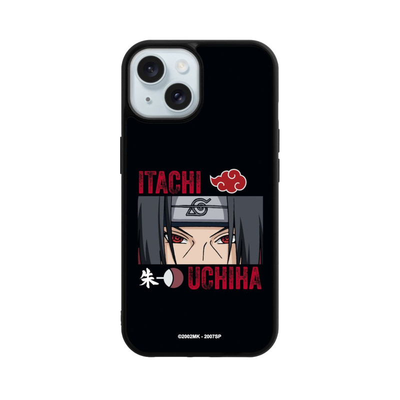 iPhone 15 Base Case Itachi Uchiha Close-Up