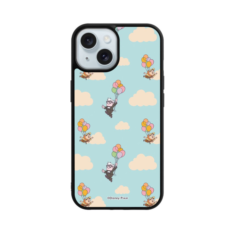 iPhone 15 Base Case Disney Oben Ballon Haus Muster