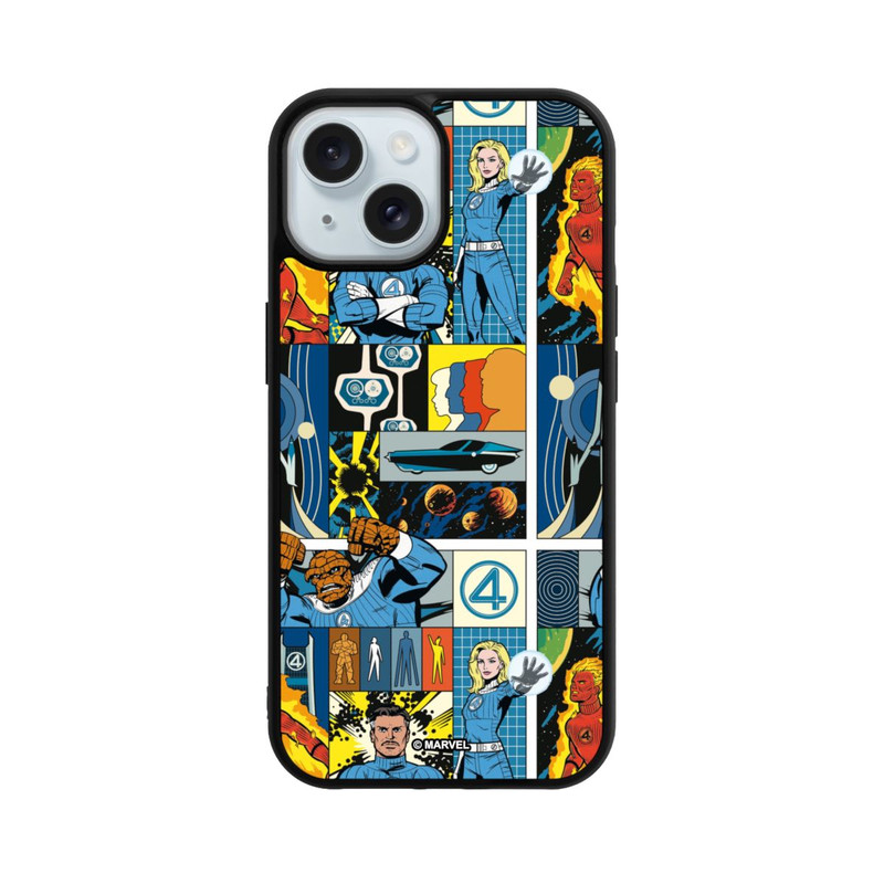 iPhone 15 Base Case The Fantastic Four Pattern