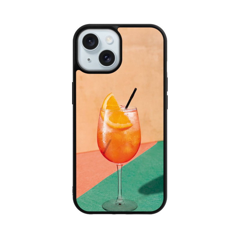 iPhone 15 Base Case Cocktail Orange Green