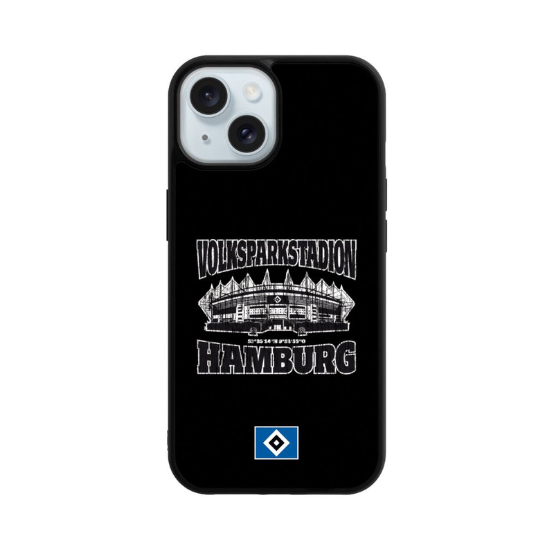 iPhone 15 Base Case HSV Volksparkstadion Schwarz