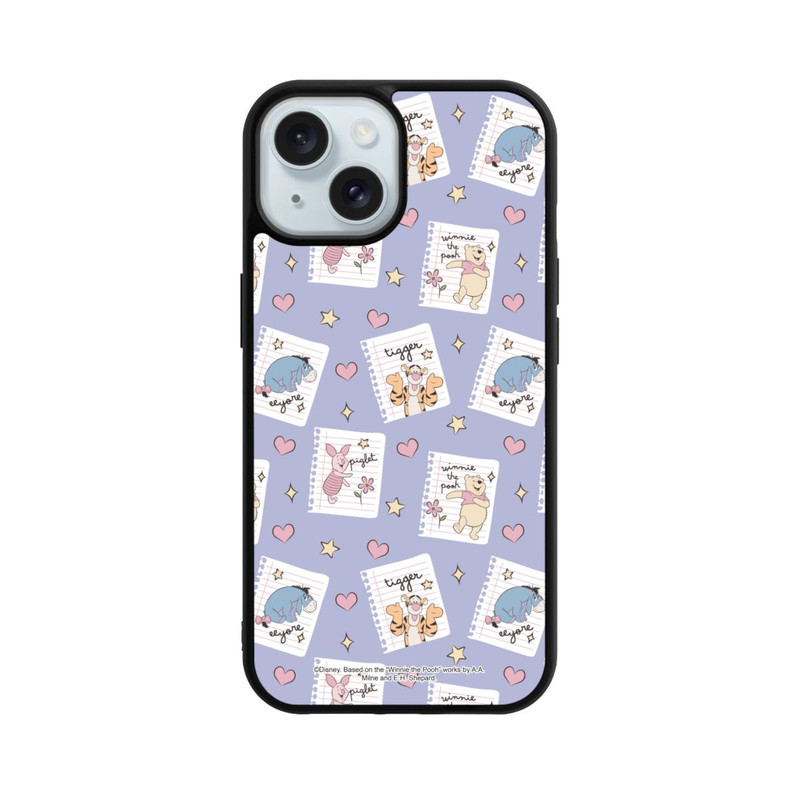 iPhone 15 Base Case Winnie Puuh Wilde Freunde Muster
