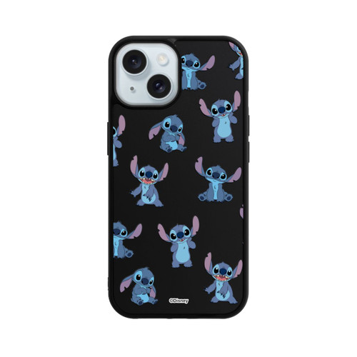 Apple iPhone 15 Base Case Stitch Faces Pattern Transparent