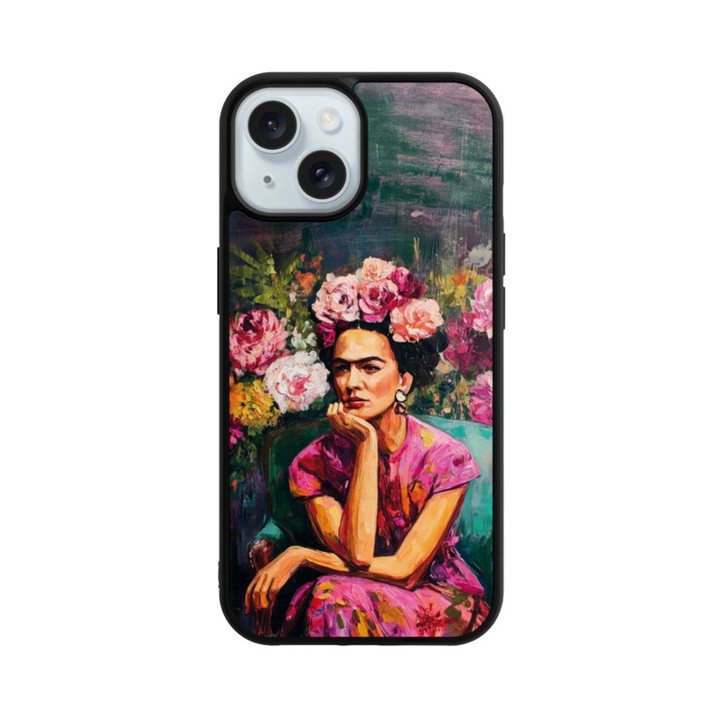 iPhone 15 Base Case Mexikanische Ikone Poetin der Farben