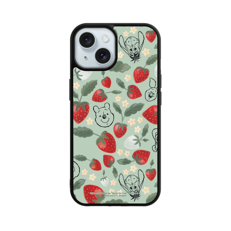 iPhone 15 Base Case Winnie the Pooh Strawberries