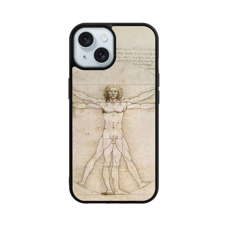 iPhone 15 Base Case Der Vitruvianische Mensch