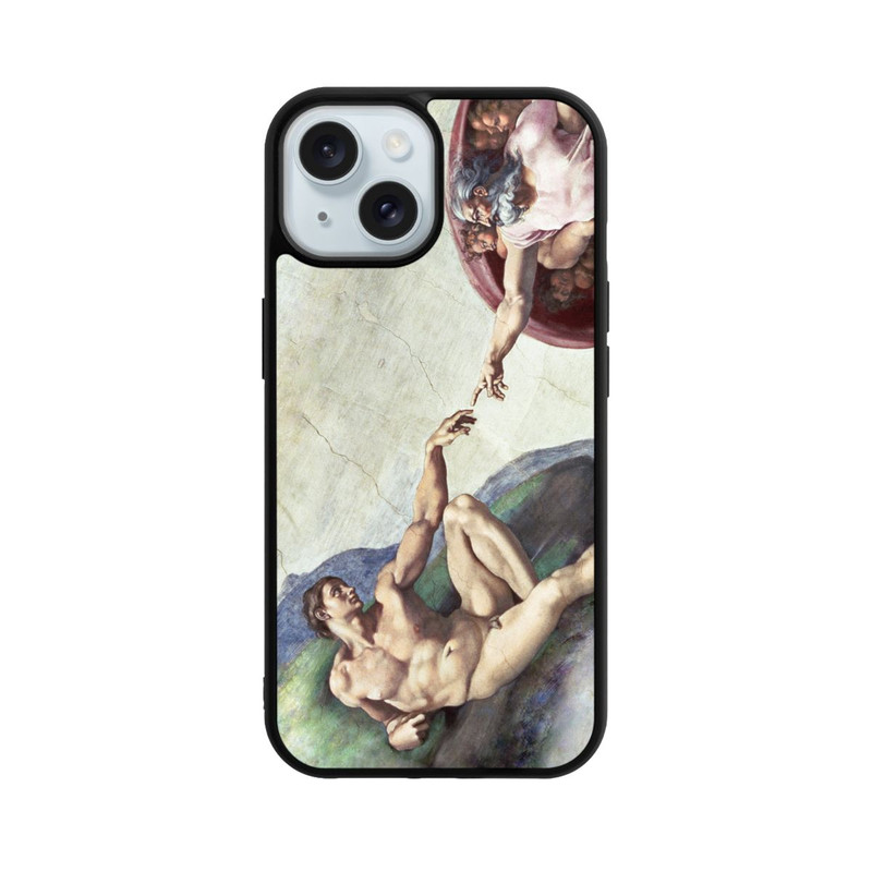 iPhone 15 Base Case Michelangelo Buonarroti Erschaffung von Adam